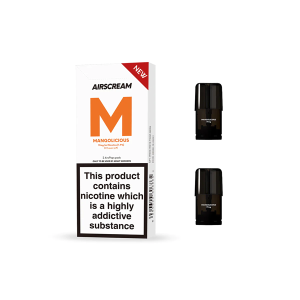 AirsPops Pre-filled Replacement Pods 2PCS 1.2ml