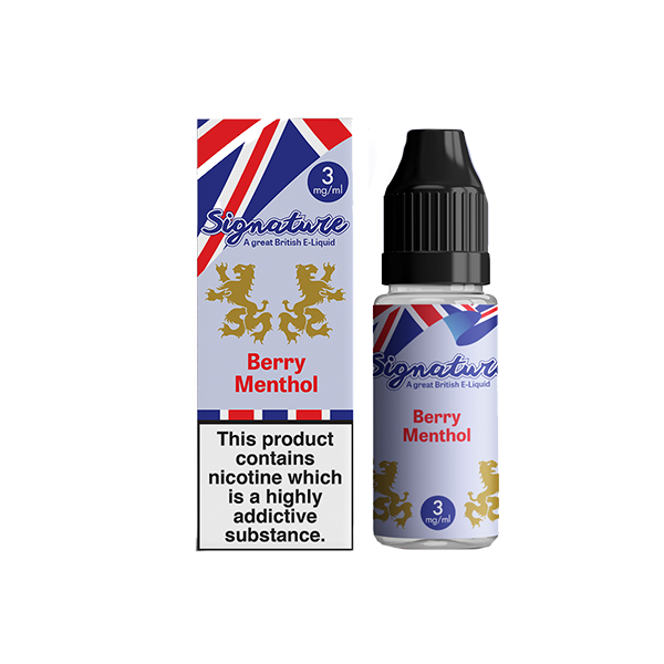 18mg Signature Flavours TPD 10ml E-Liquid (80VG/20PG)