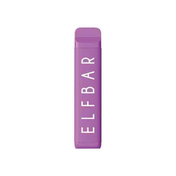 20mg ELF Bar NC600 Disposable Vape 600 Puffs