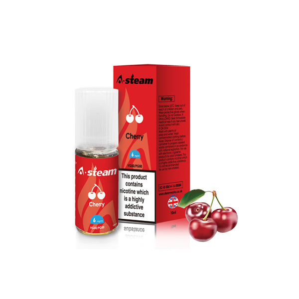 A-Steam Fruit Flavours 6MG 10ML (50VG/50PG)