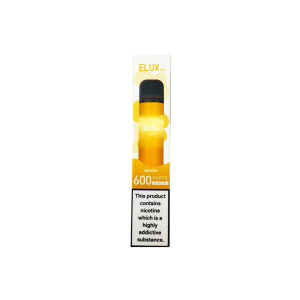 20mg Elux Bar Disposable Vape 600 Puffs