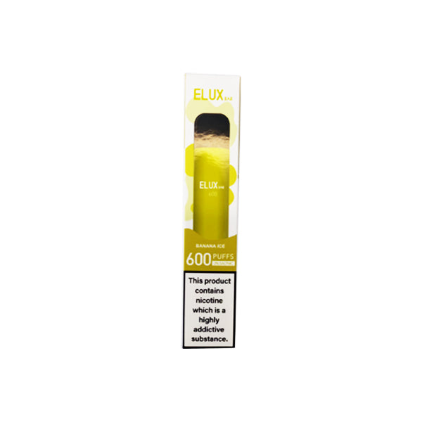 20mg Elux Bar Disposable Vape 600 Puffs