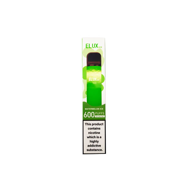 20mg Elux Bar Disposable Vape 600 Puffs