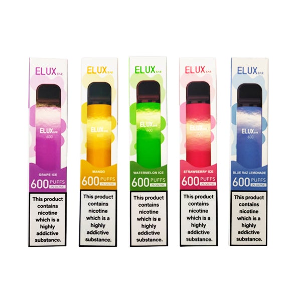 20mg Elux Bar Disposable Vape 600 Puffs