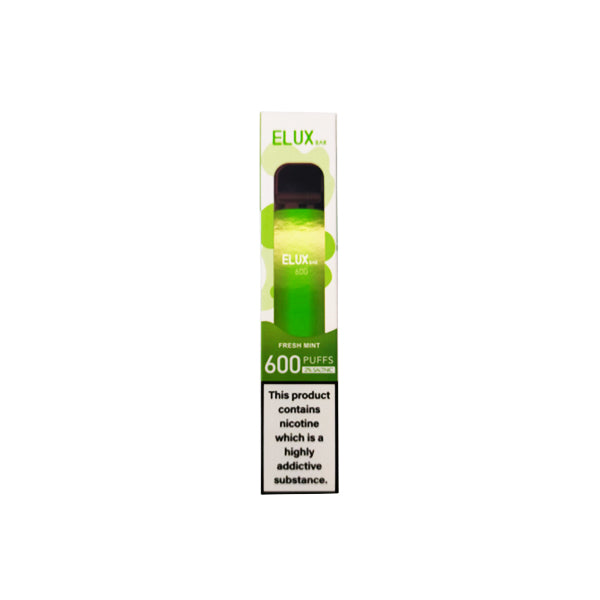 20mg Elux Bar Disposable Vape 600 Puffs