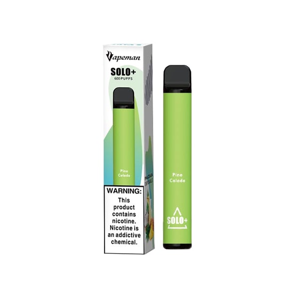 10mg Vapeman Solo+ Disposable Vape Pod 600 Puffs