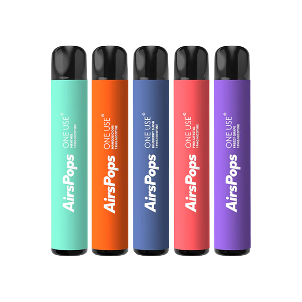 19mg AirsPops One Use Disposable Vape Device 800 Puffs