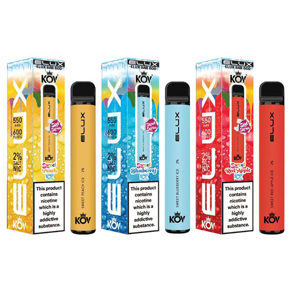 20mg Elux KOV Sweets Bar Disposable Vape Device 600 Puffs