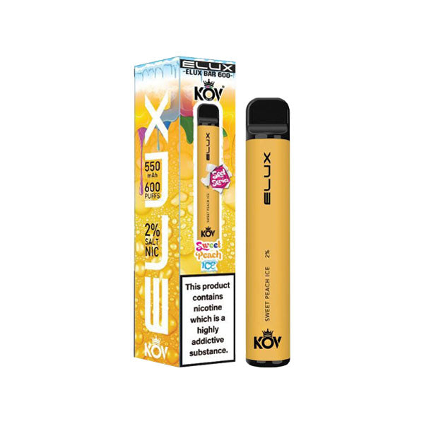 20mg Elux KOV Sweets Bar Disposable Vape Device 600 Puffs