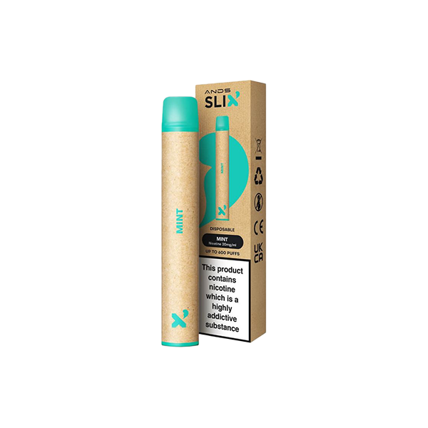 20mg ANDS Slix Recyclable Disposable Vape Device 6...