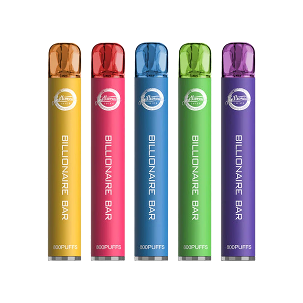 20mg Billionaire Bar 800 Disposable Vape Device 80...