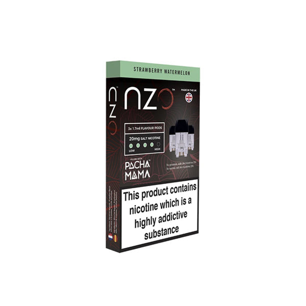 NZO 20mg Salt Cartridges with Pacha Mama Nic Salt ...