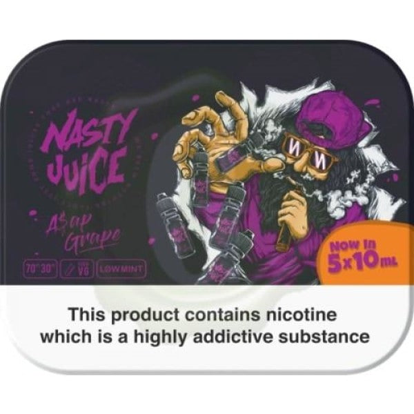 Nasty Juice 3mg 5x10ml Multipack (70VG/30PG)