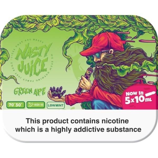 Nasty Juice 3mg 5x10ml Multipack (70VG/30PG)