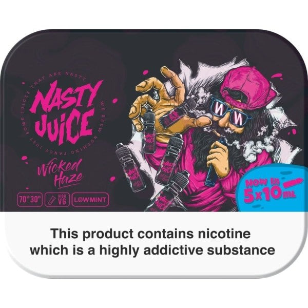 Nasty Juice 3mg 5x10ml Multipack (70VG/30PG)