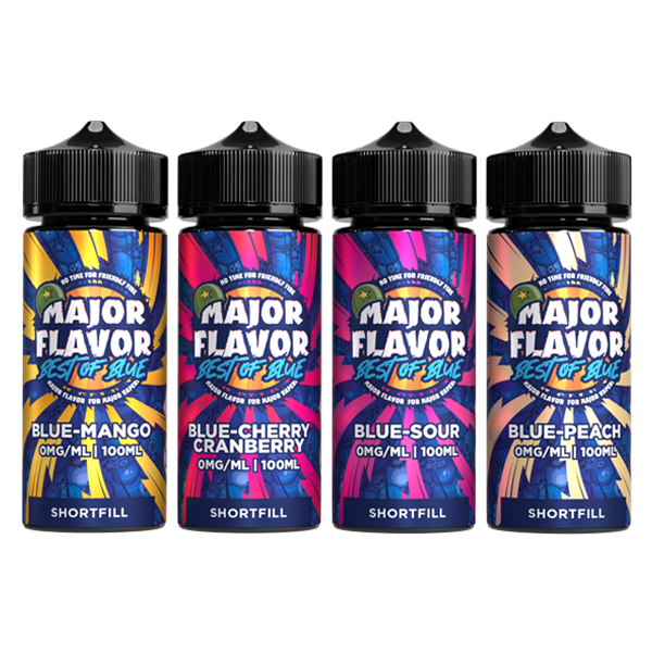 Major Flavour Best Of Blue 100ml Shortfill 0mg (70...