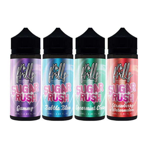 No Frills Collection Sugar Rush 80ml Shortfill 0mg...