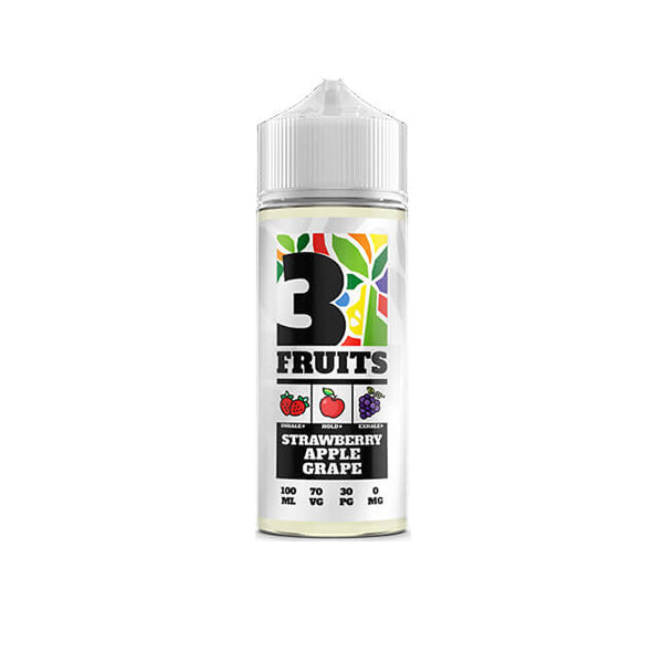 3 Fruits 100ml Shortfill 0mg (70VG/30PG)